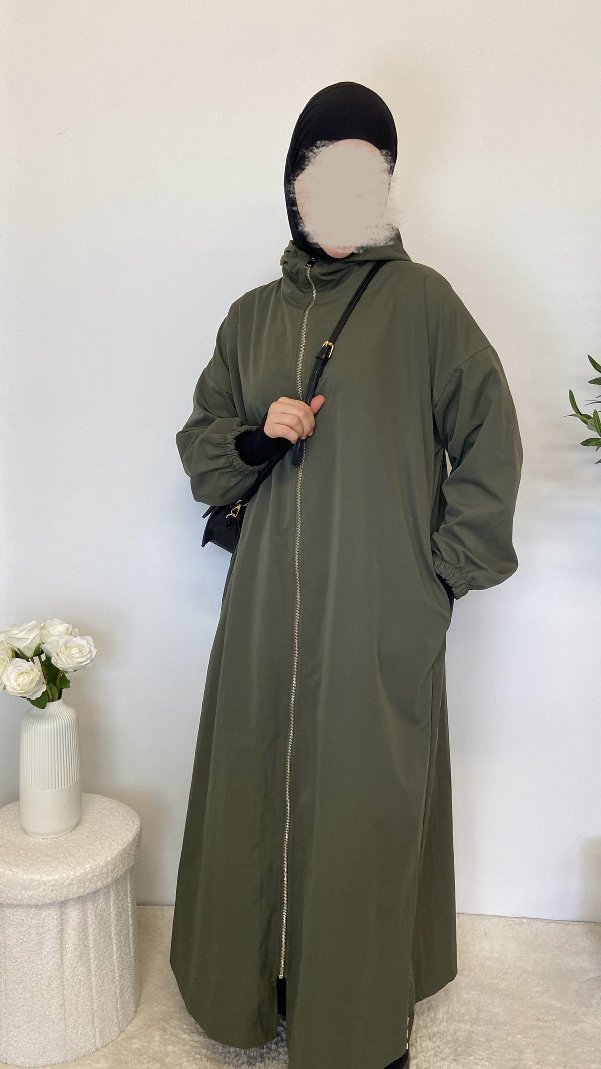Sportliche Maxi Jacke  mit