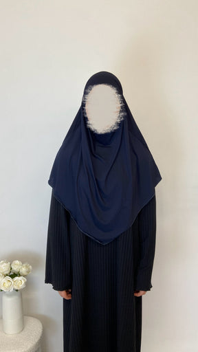 Jersey Mini Khimar - Dunkelblau