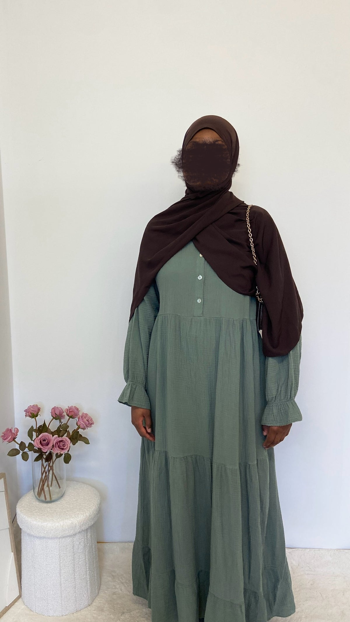 Musselin Stufenkleid