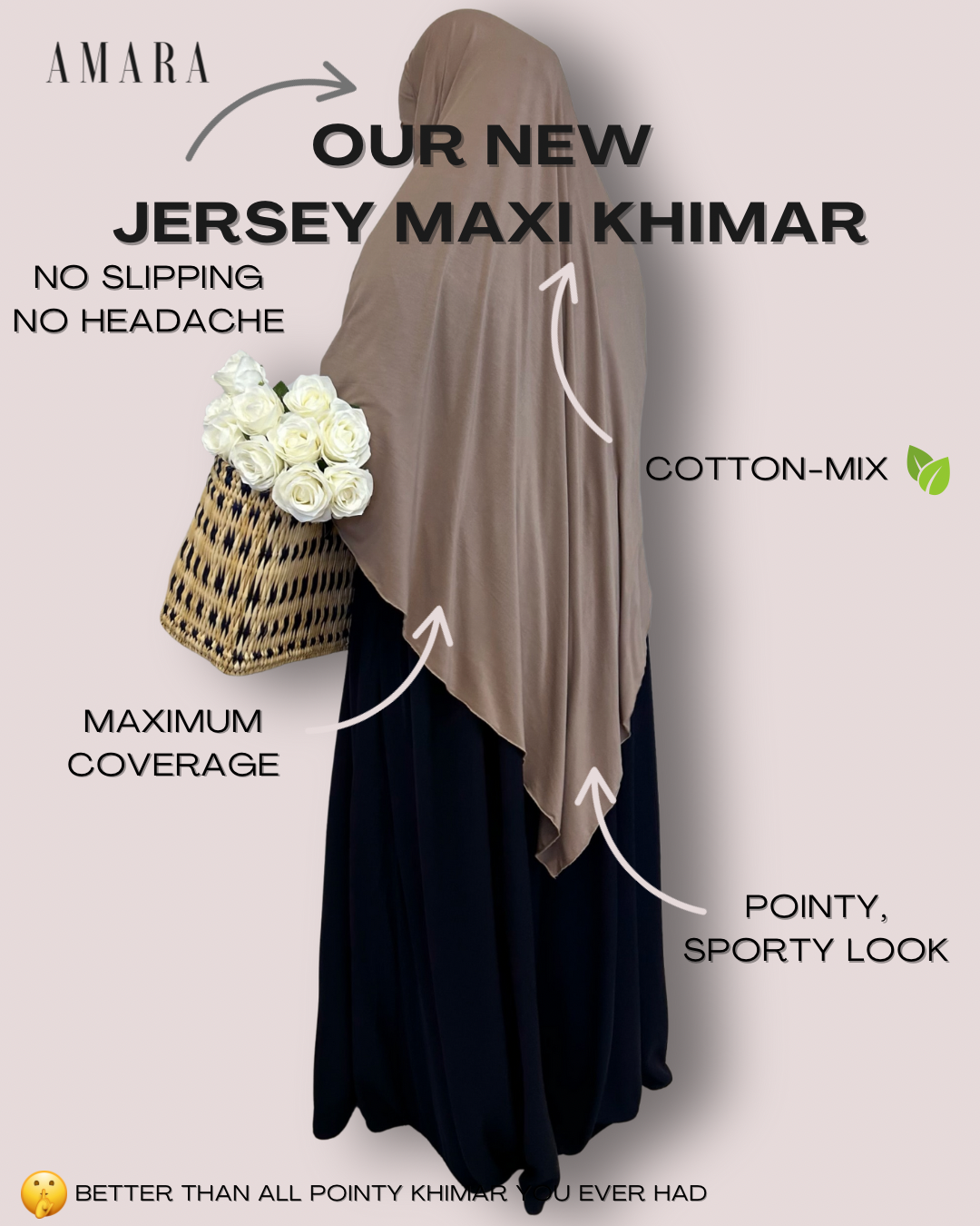 Jersey Maxi Khimar