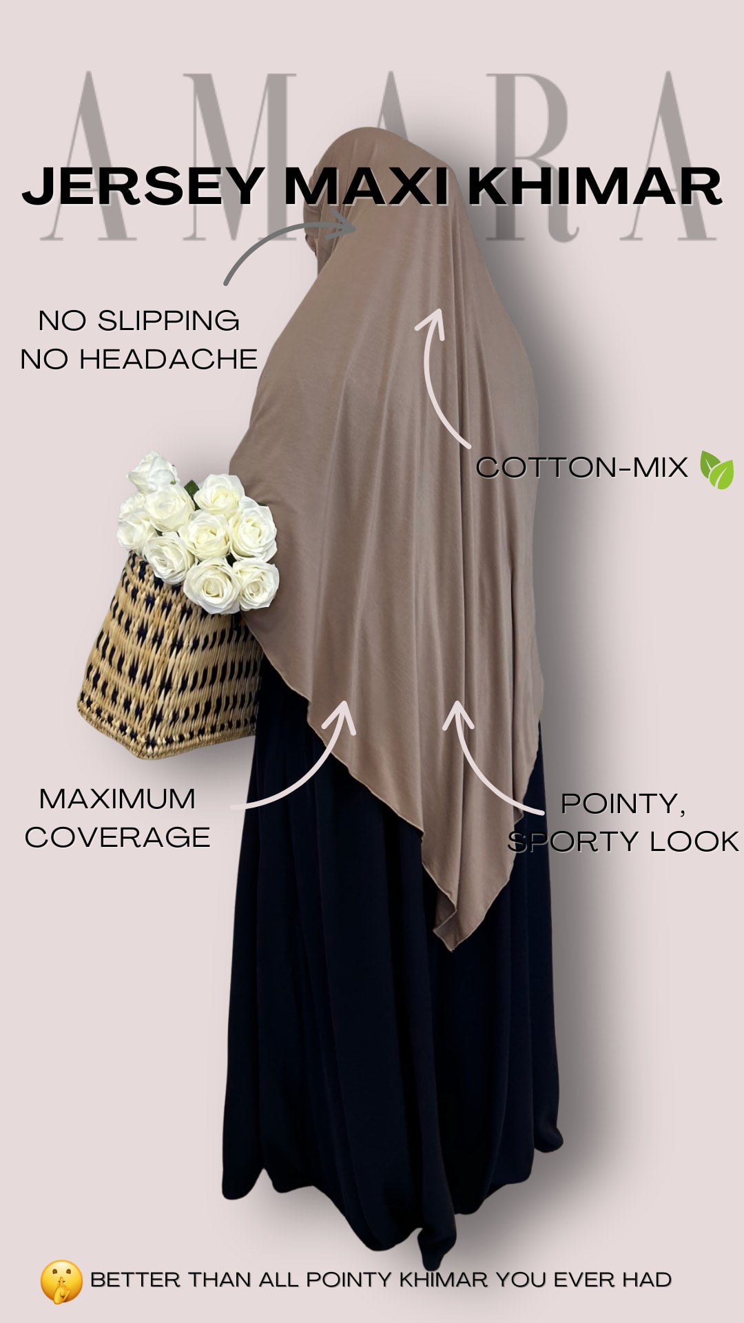 Jersey Maxi Khimar