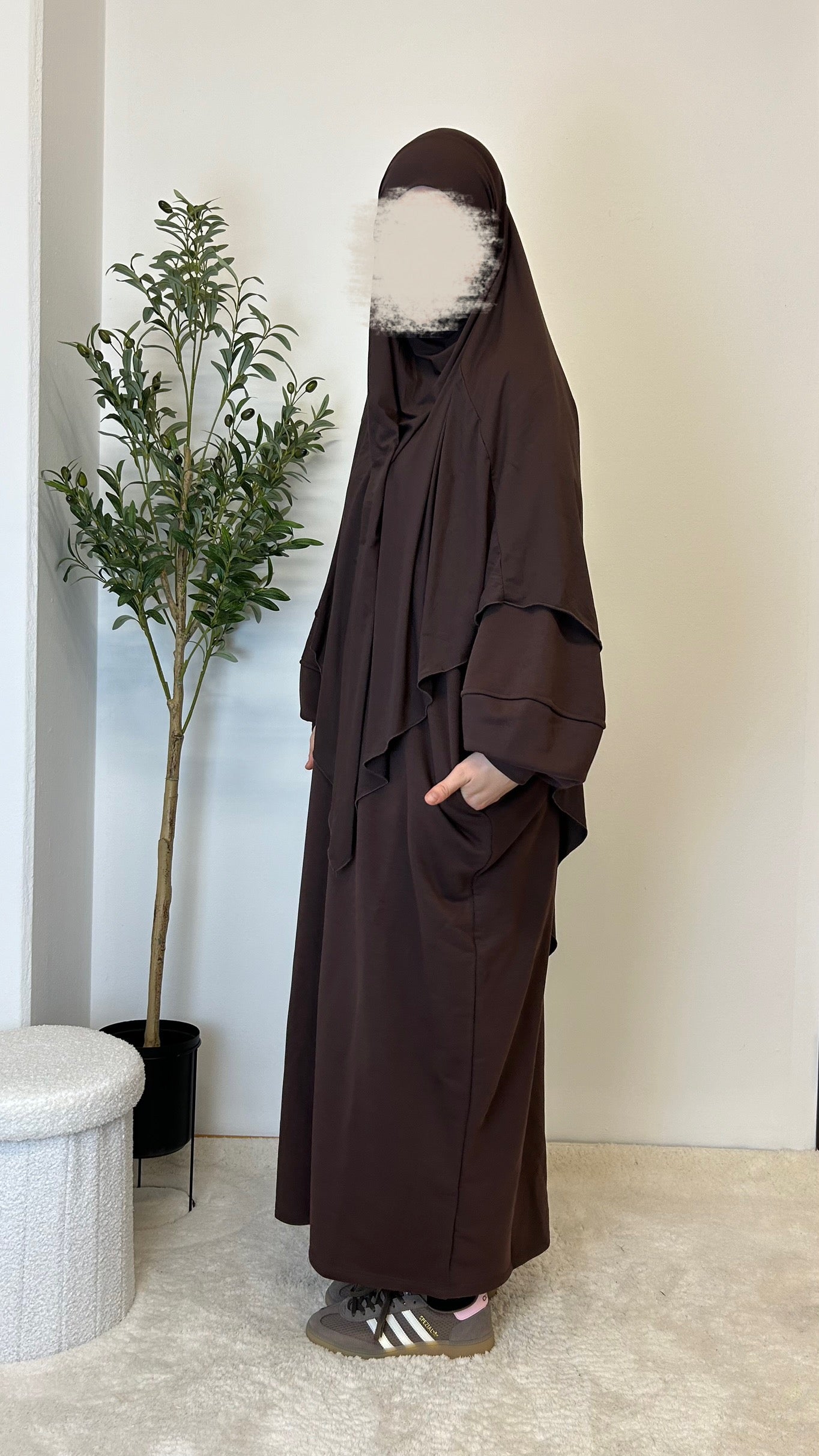 Sweatkleid mit Seitentaschen