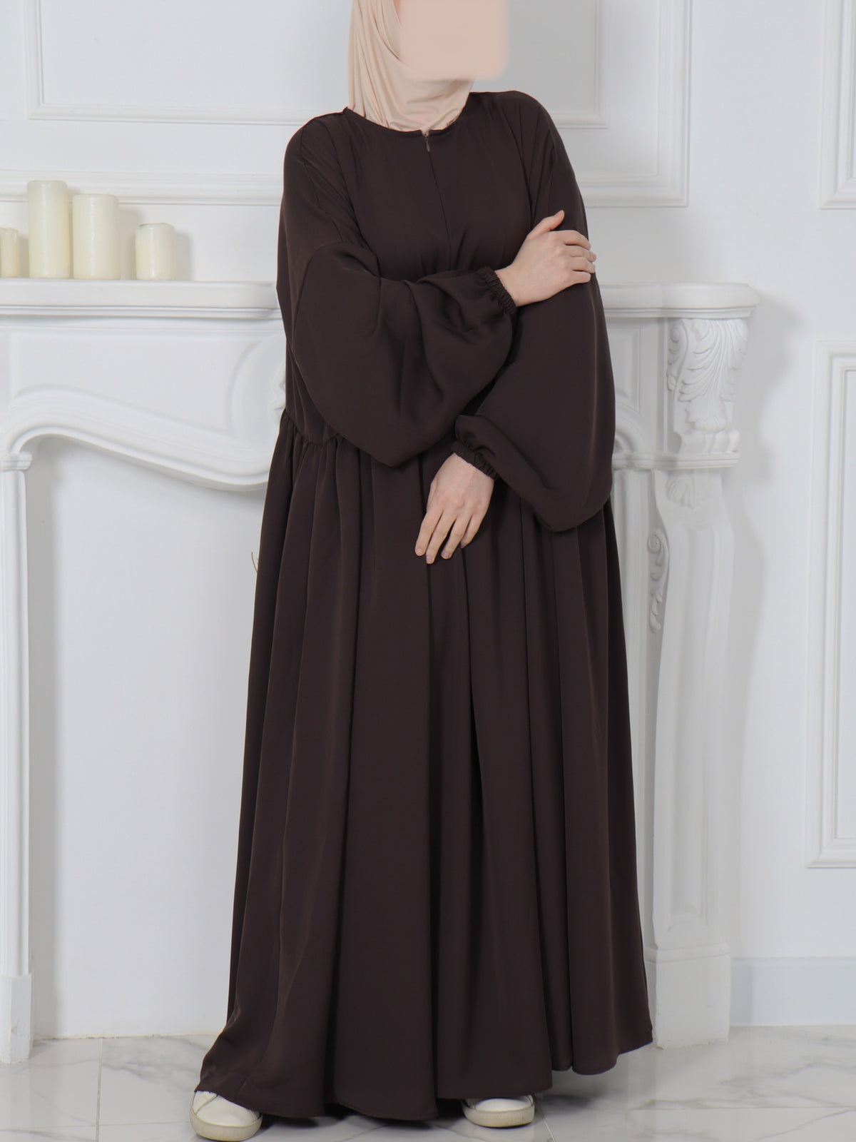 Abaya Laila - Dunkelbraun