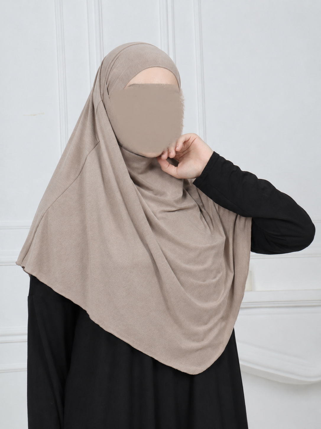 Jersey Mini Khimar - Pearly