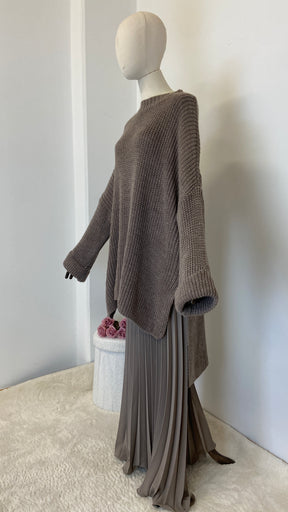 Set aus Rock und Strickpullover Yara