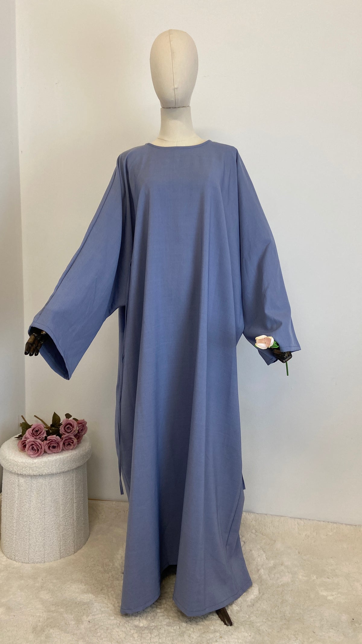 Farascha Abaya in Leinenoptik