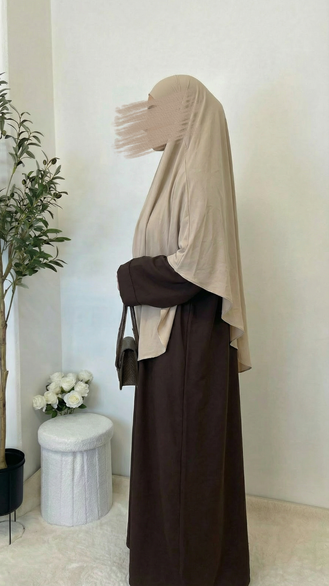 Jersey Maxi Khimar - alle Farben