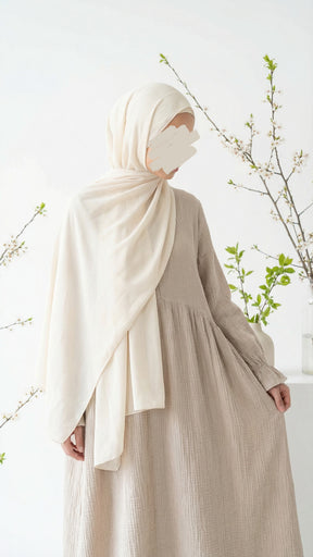 Classy Musselin Abaya