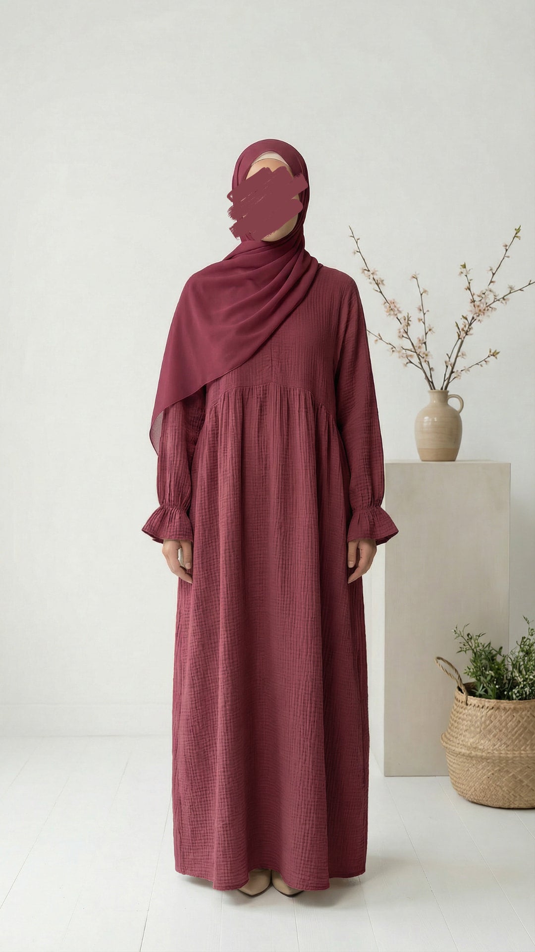 Classy Musselin Abaya