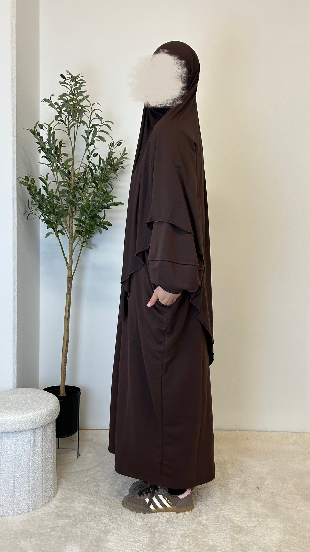 Sweatkleid mit Seitentaschen