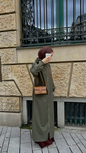 Sportliche Maxi Jacke  mit Kapuze