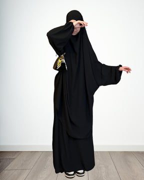 Maria Jilbab 2-Teiler Schwarz