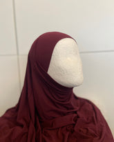 Jersey Mini Khimar - Bordeaux