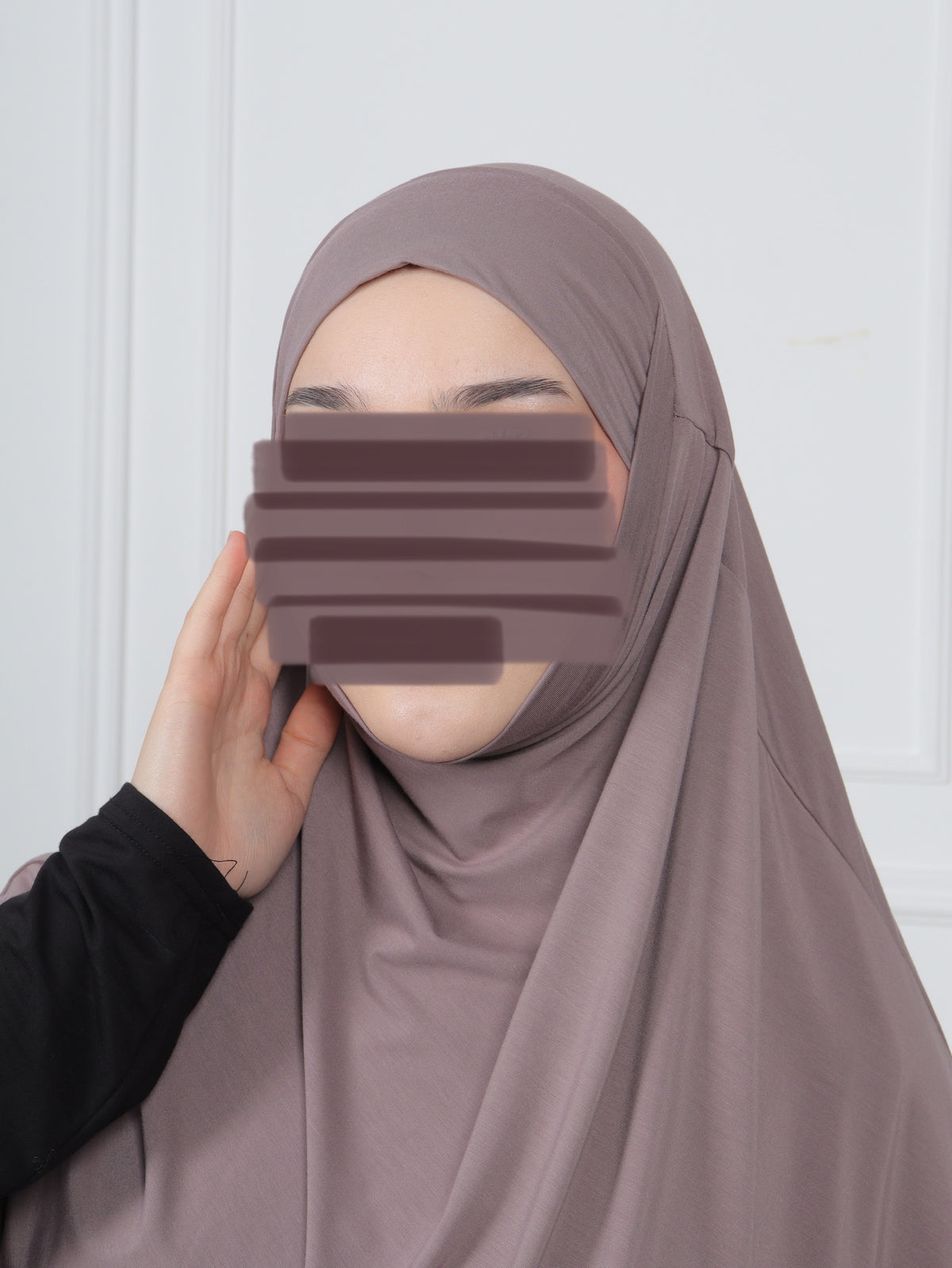 Mini Khimar - Dark Taupe