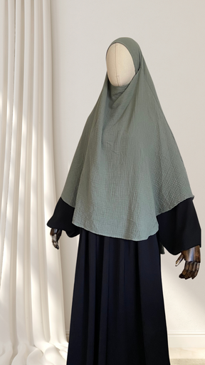 Musselin Khimar aus Baumwolle