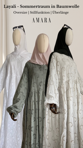 Oversize Baumwollkleid Layali