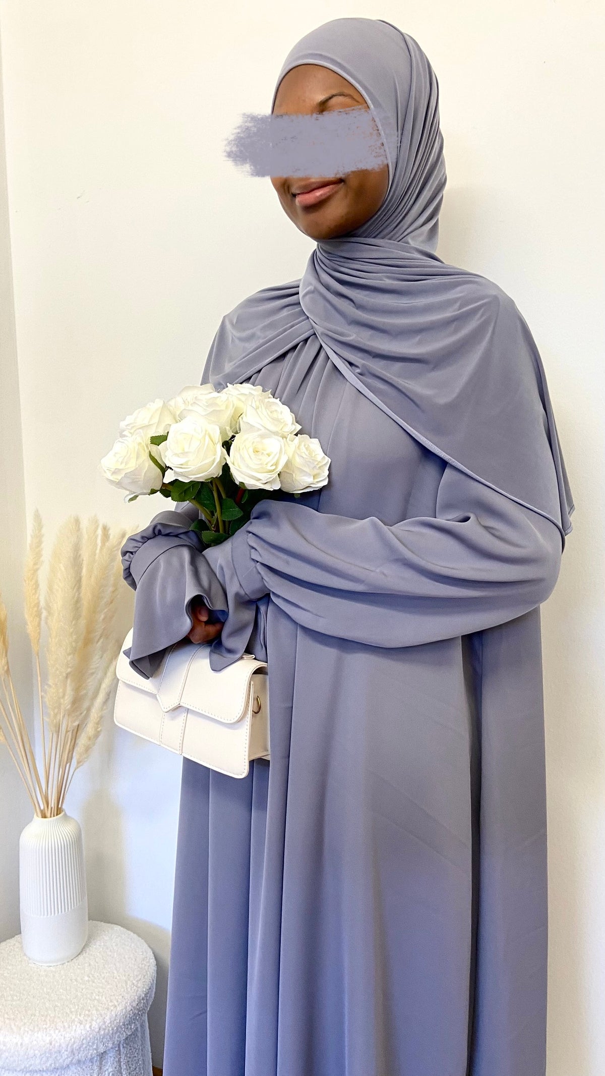 Abaya Sultana - Silk Sky