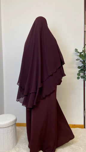 Chiffon Khimar Malika 👑