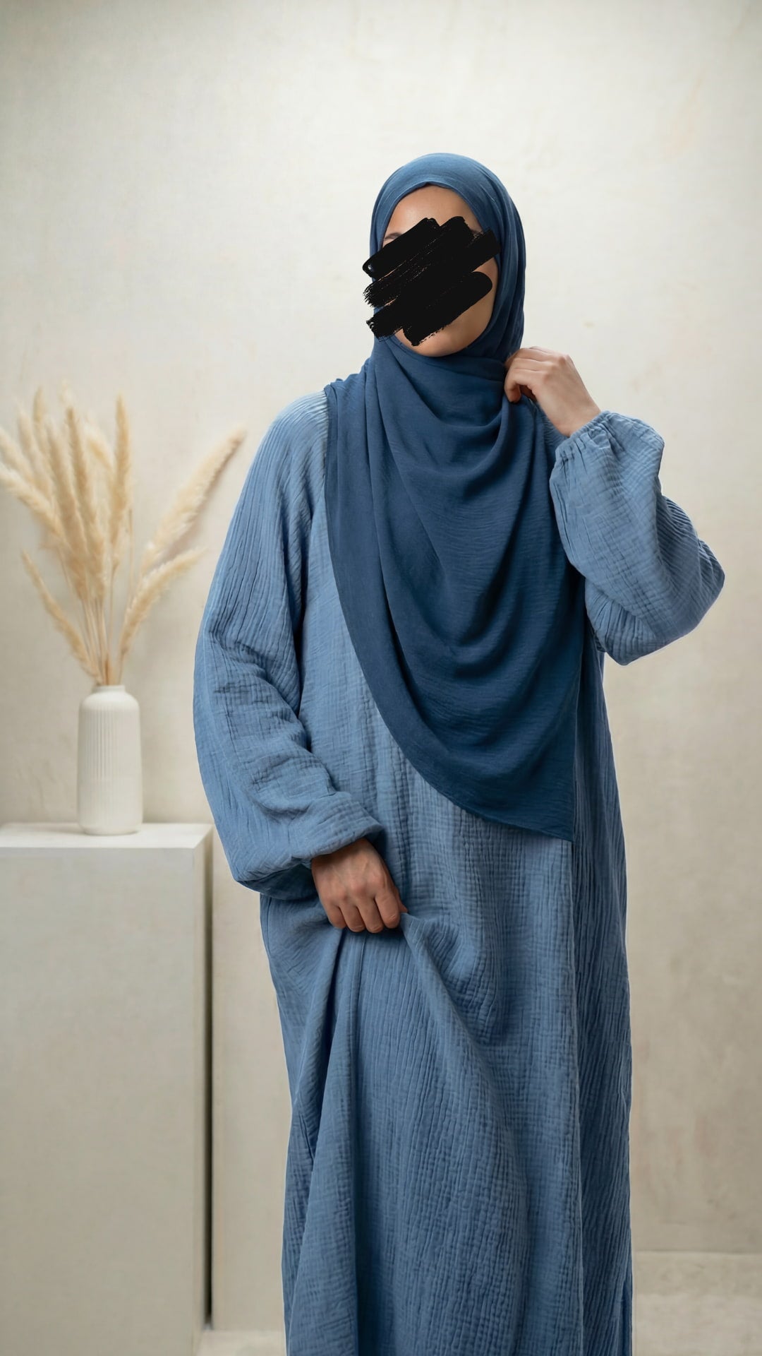 Classy Musselin Abaya Lina