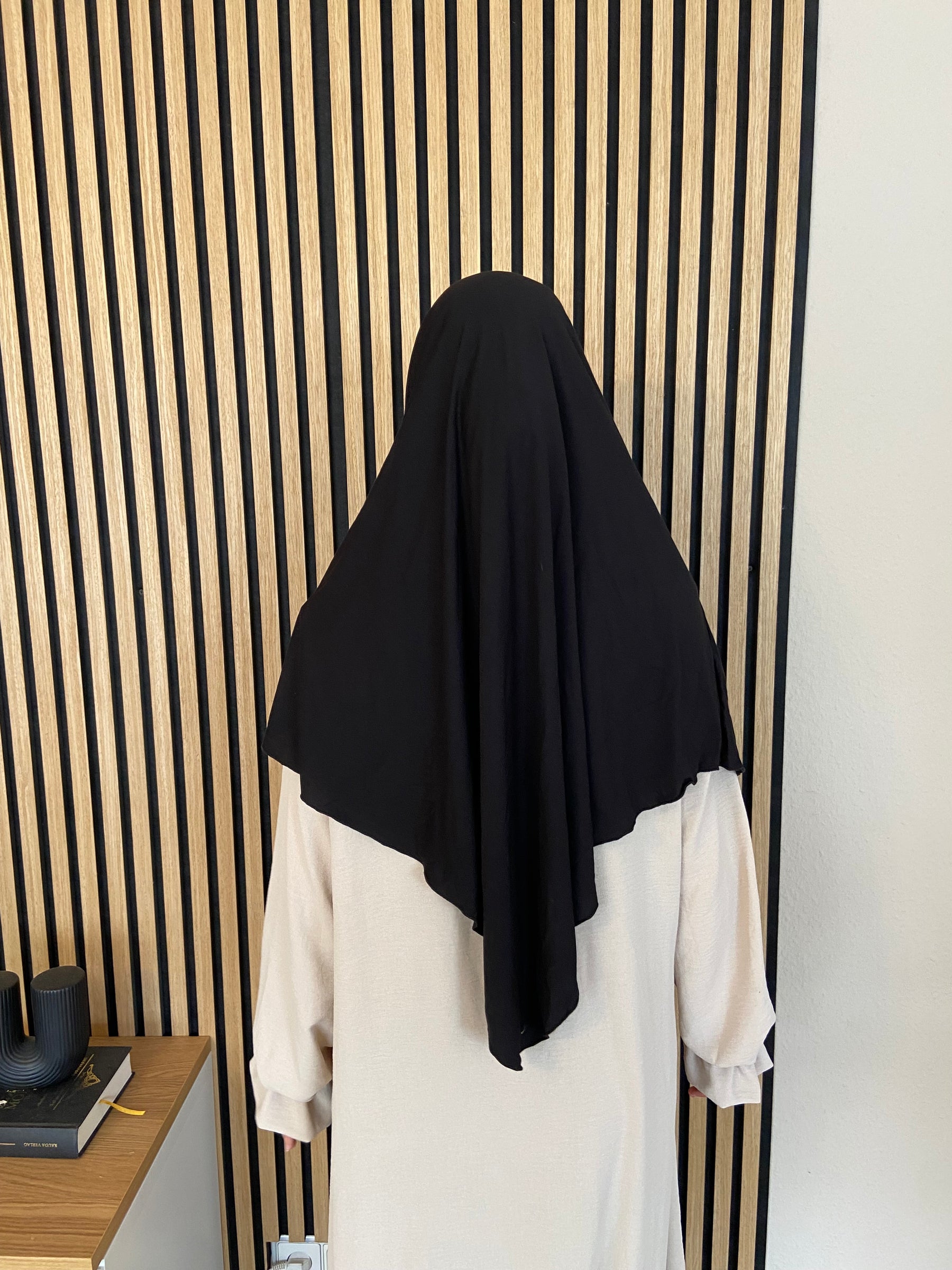 Mini Khimar Schwarz