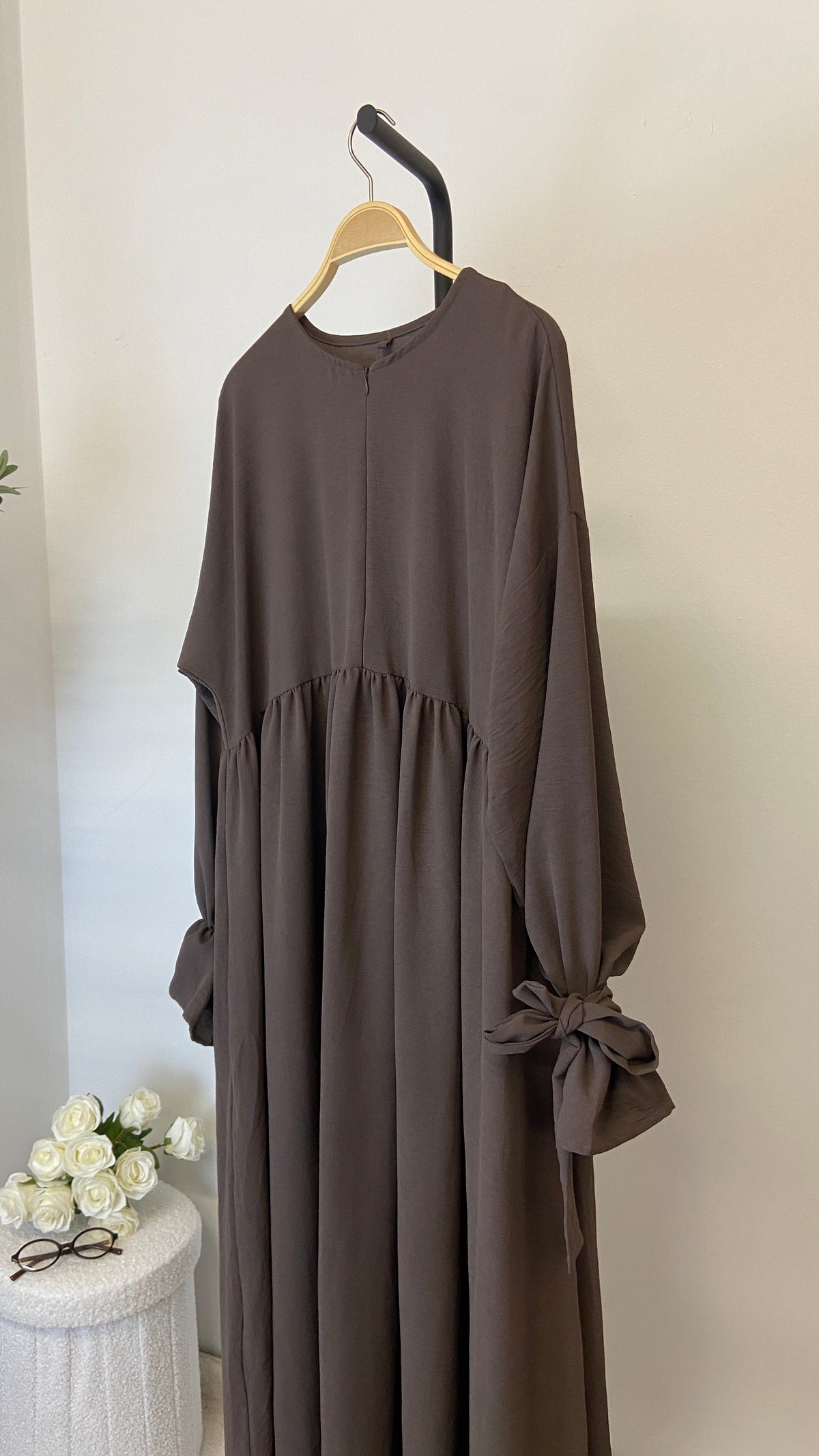 Abaya Maryam - Haselnuss Braun