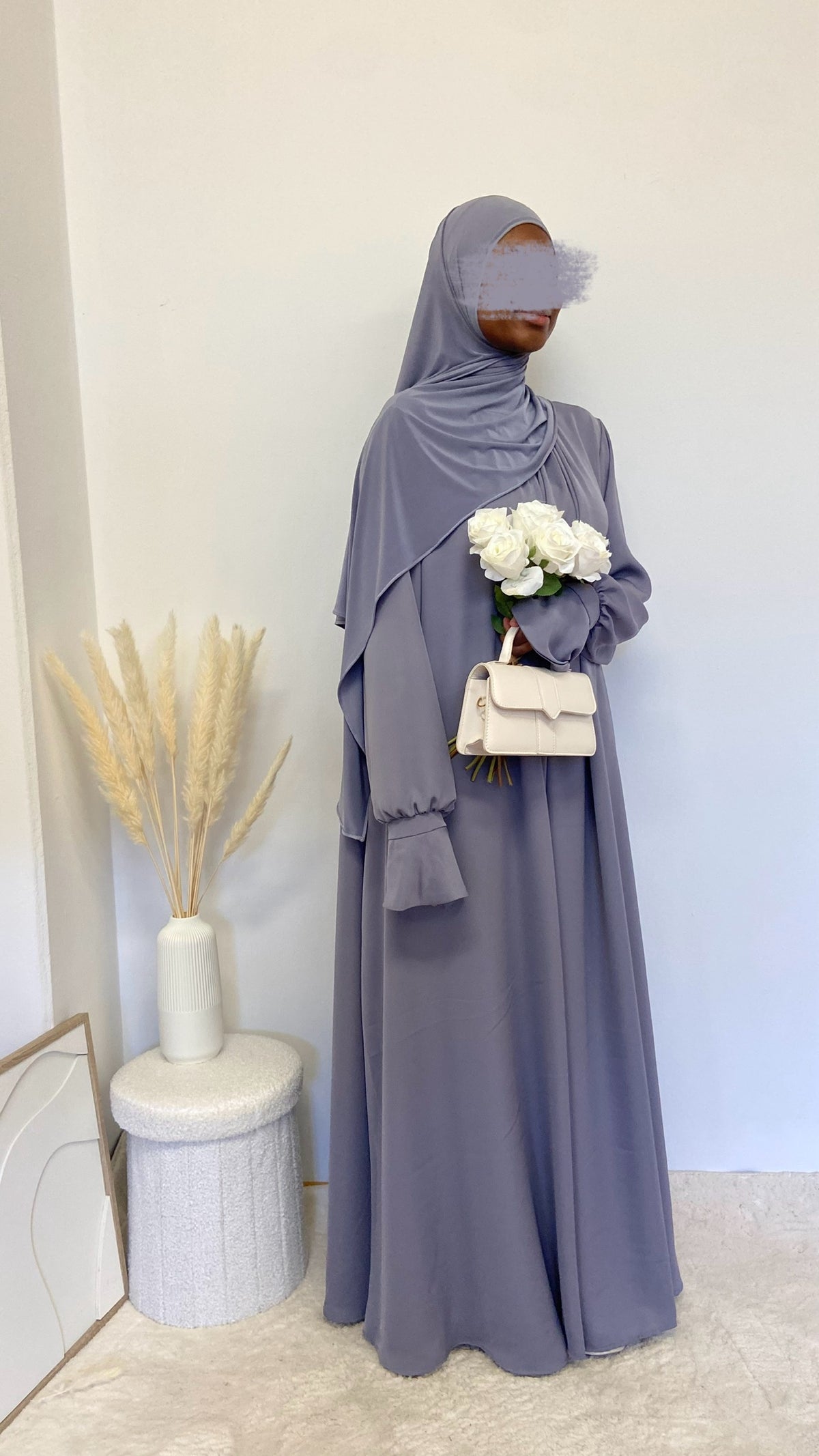 Abaya Sultana - Silk Sky