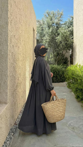 Abaya Laila - Granitgrau