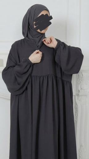 Abaya Laila - Granitgrau