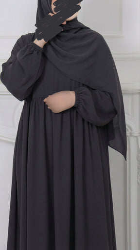Abaya Laila - Granitgrau