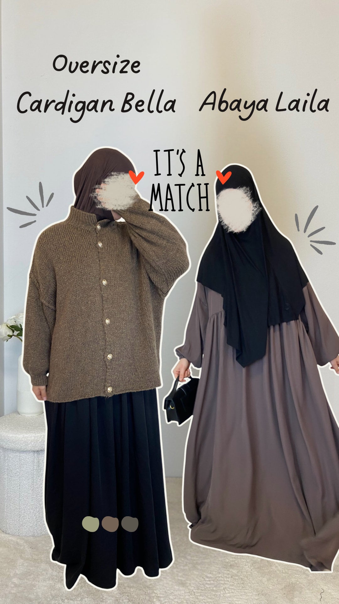 Abaya Laila - Light Braun