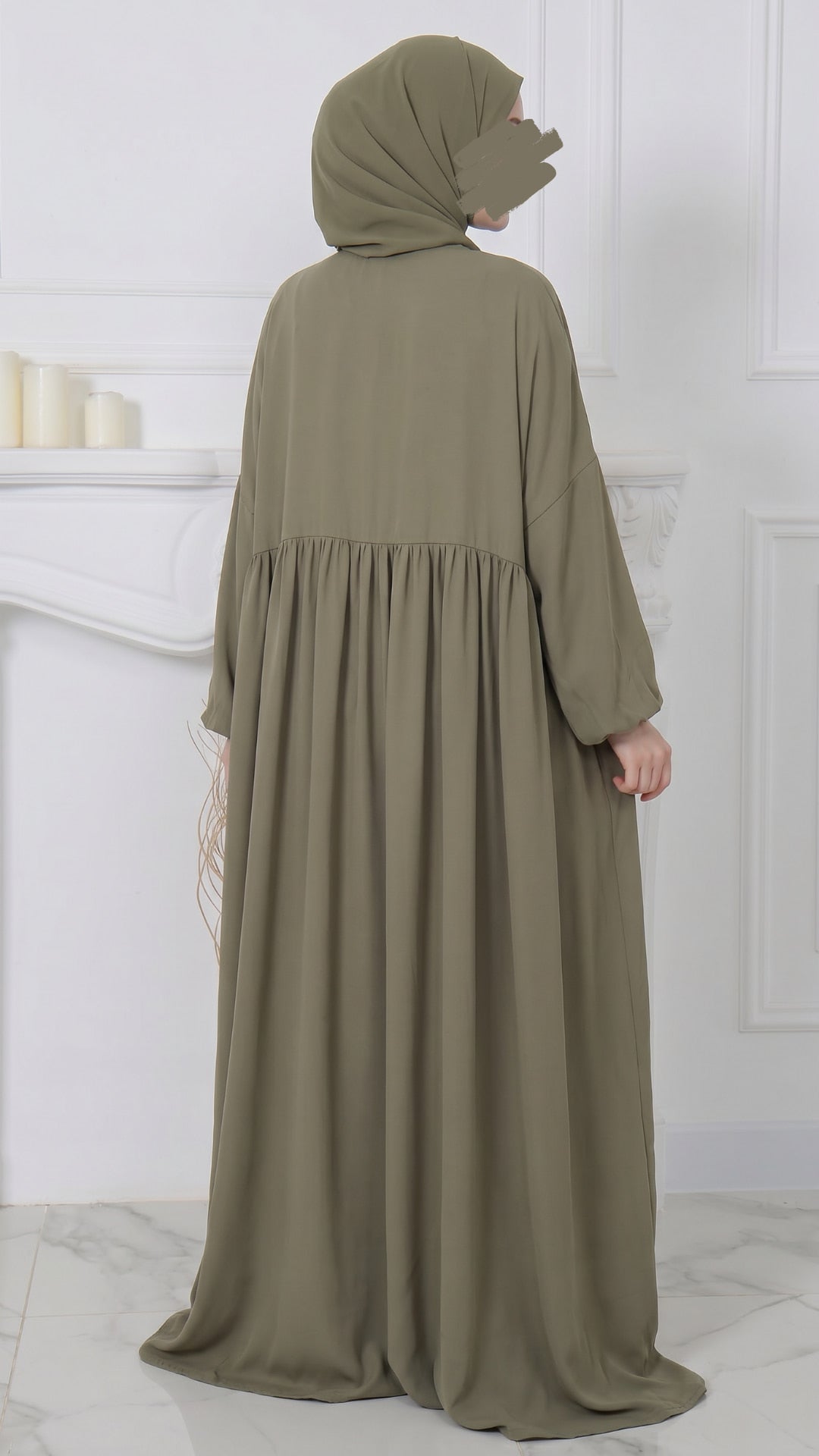 Abaya Halima - Pistaziengrün