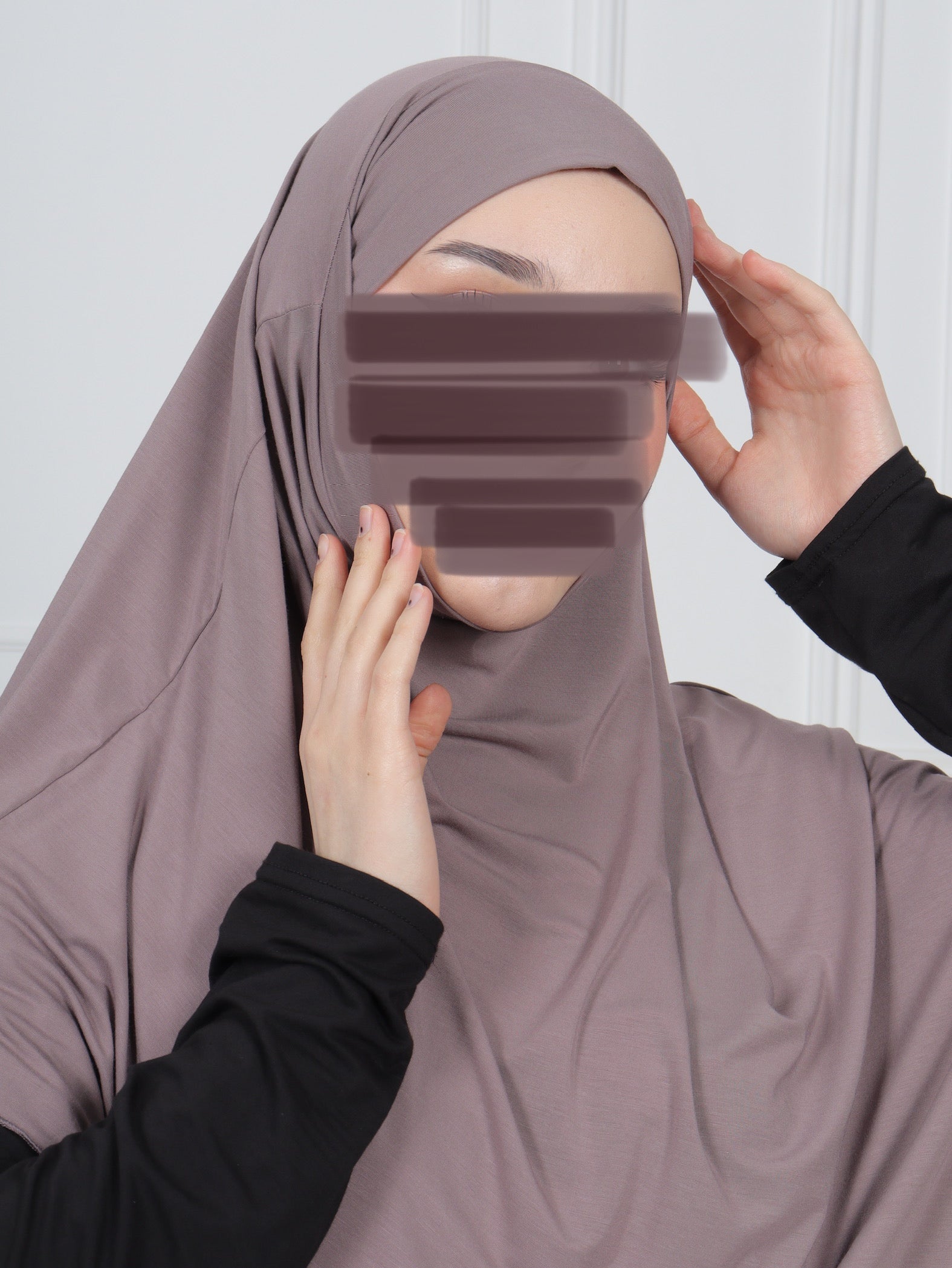 Mini Khimar - Dark Taupe