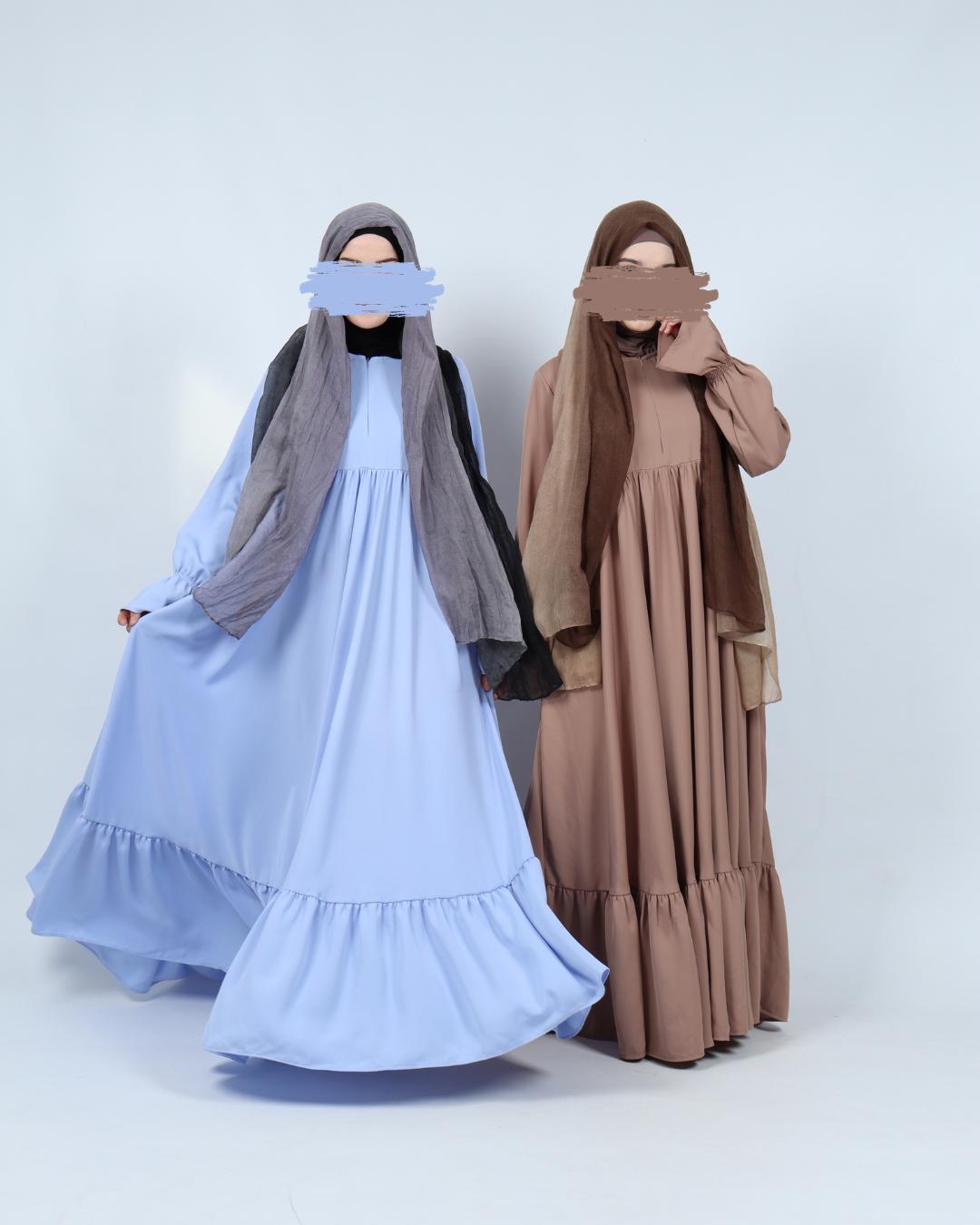 Abaya Amira - Fließender Abaya Seide