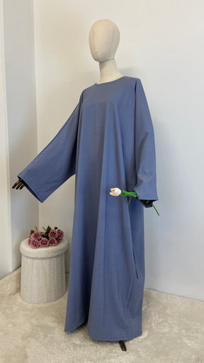 Farascha Abaya in Leinenoptik