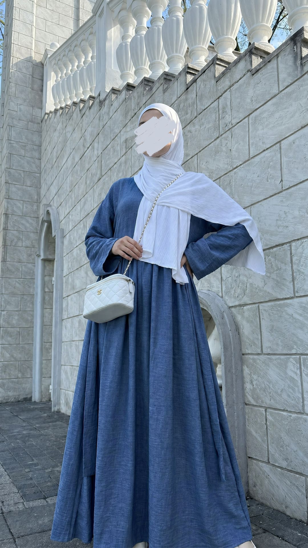Jeansoptik Kleid - Amina