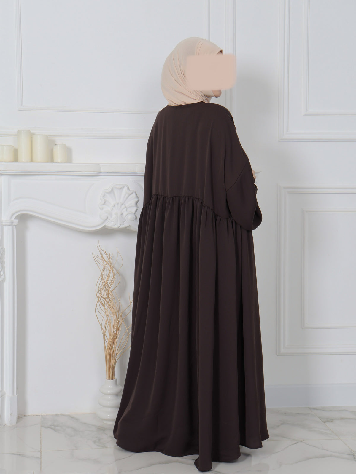 Abaya Laila - Dunkelbraun