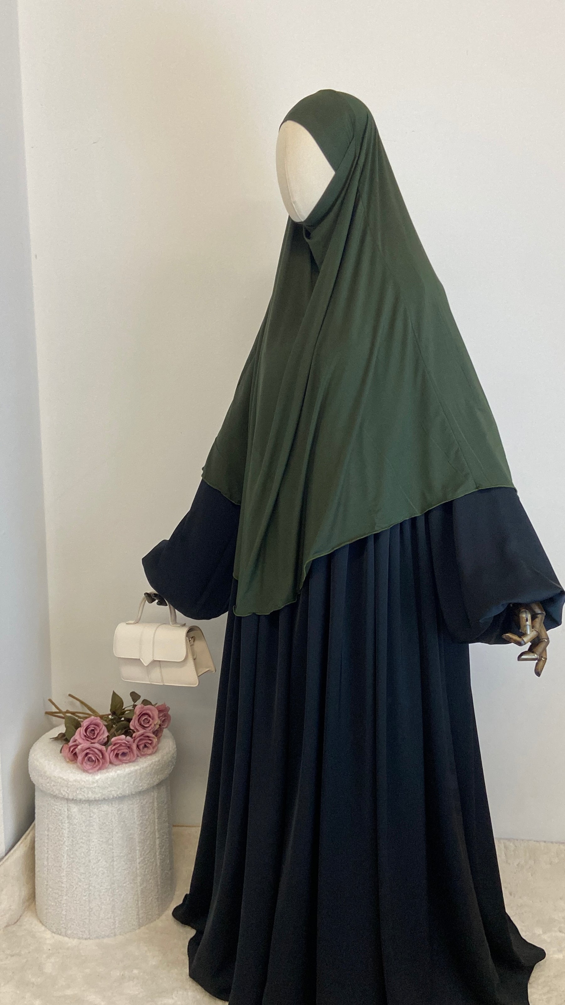 Jersey Maxi Khimar - alle Farben