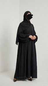 Sportliche Musselin Abaya Melike