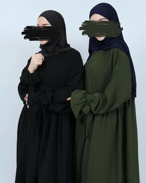 Die Königsfarbe Abaya Maryam - Schwarz.