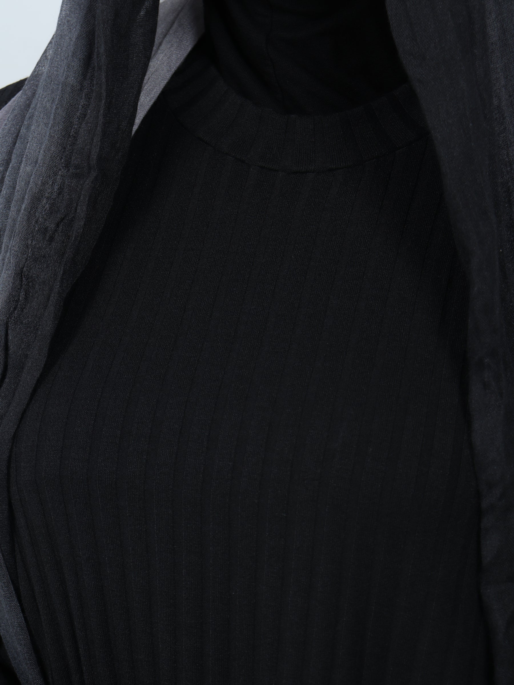 Pre Order Rippkleid Schwarz