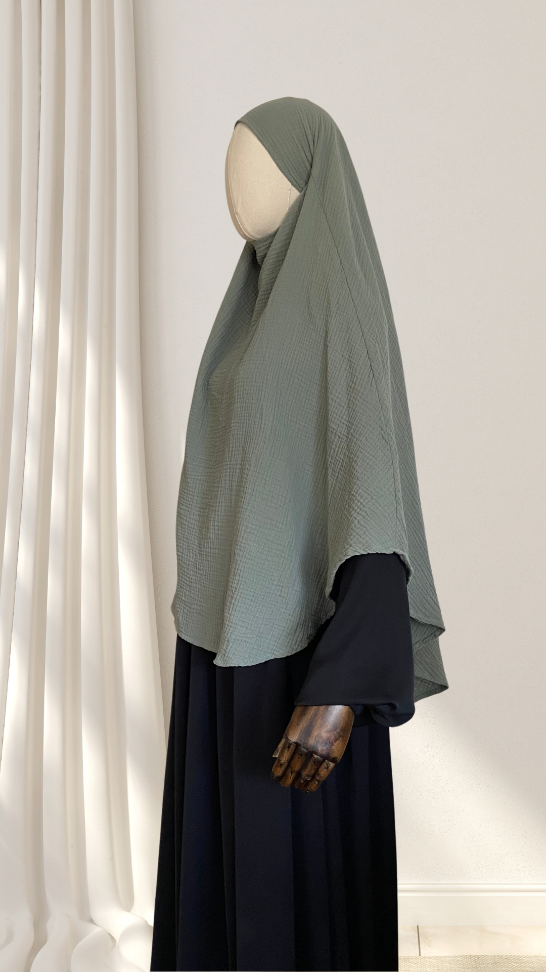 Musselin Khimar aus Baumwolle