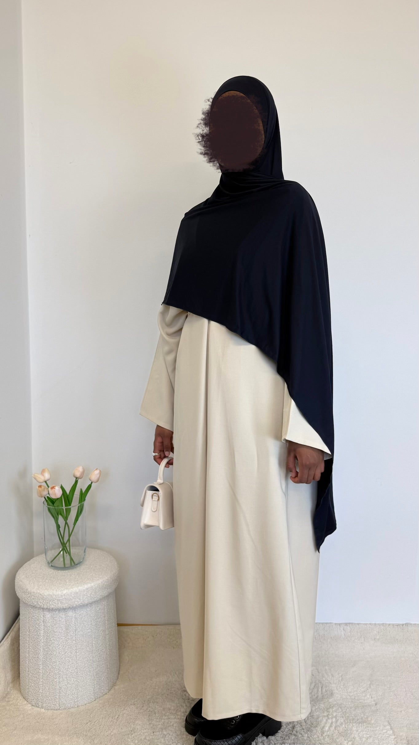 Farascha Abaya in Leinenoptik