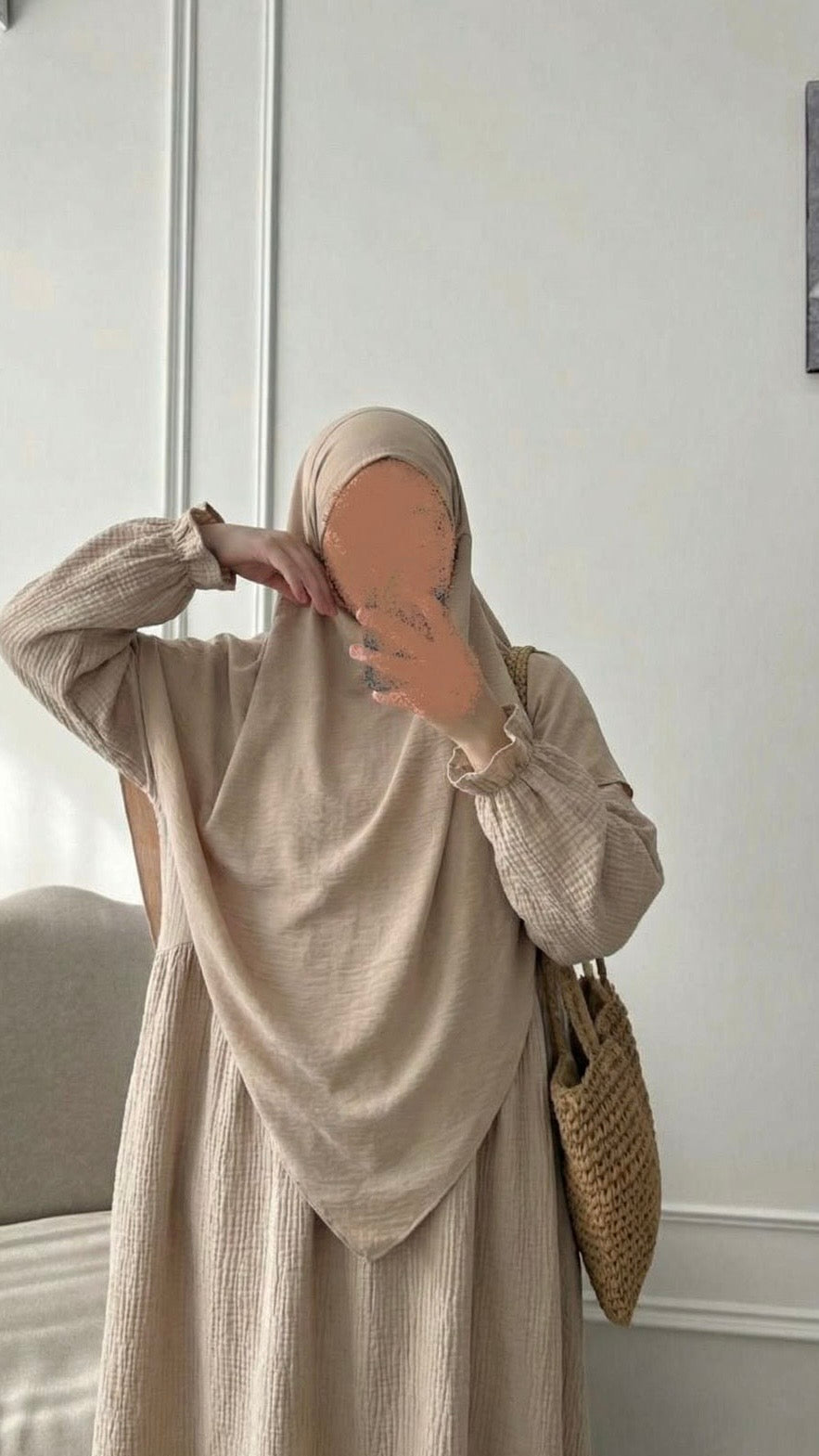 Classy Musselin Abaya
