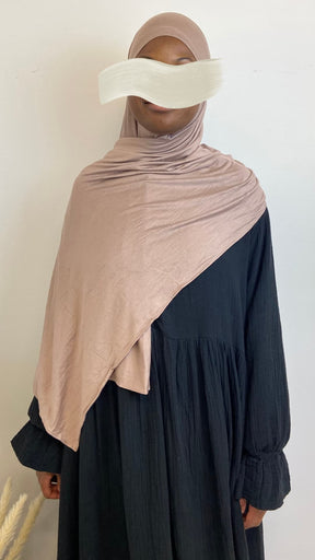 Jersey Hijab in der Farbe Taupe