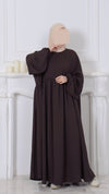 Abaya Laila - Dunkelbraun