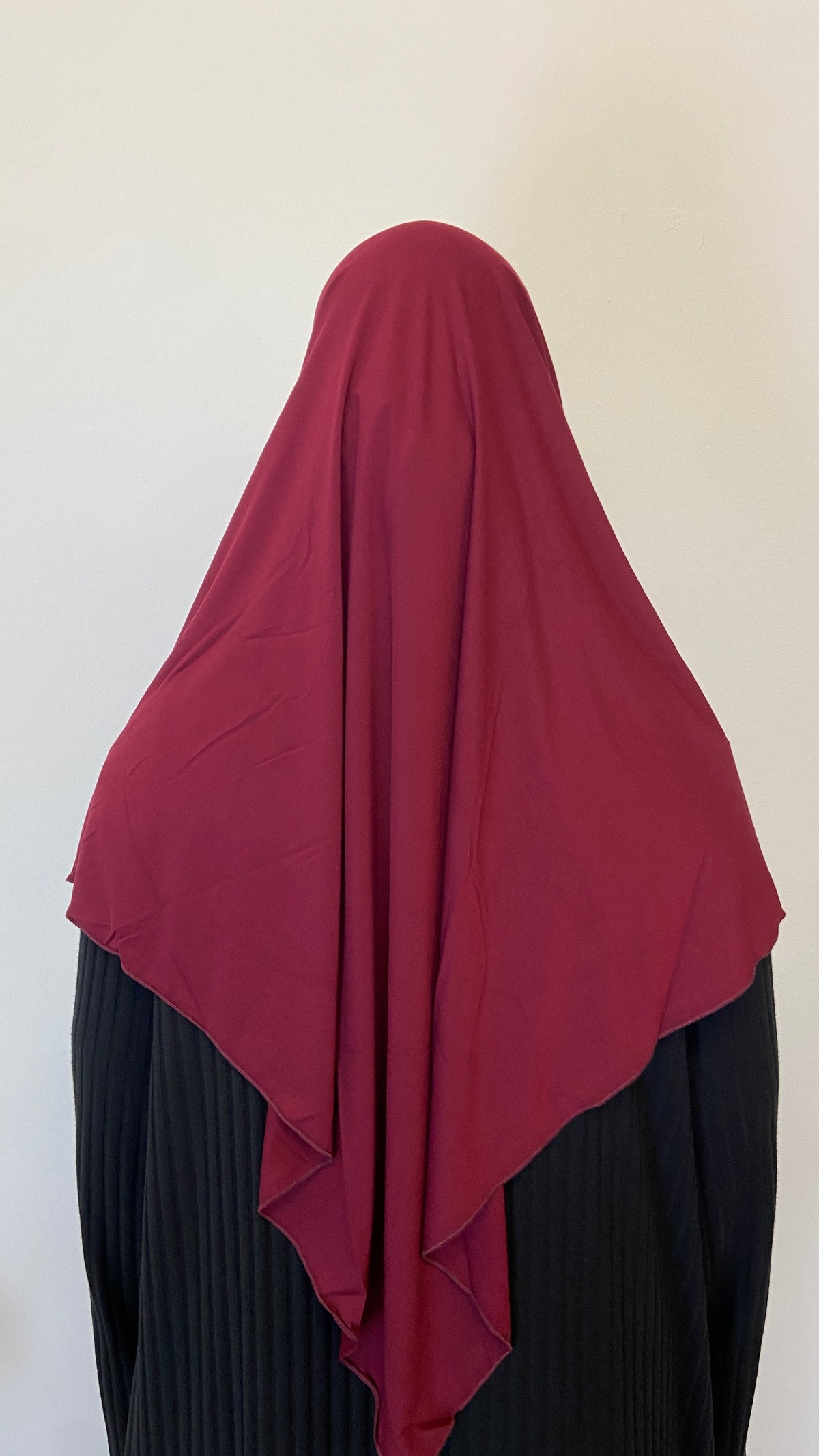 Jersey Mini Khimar - Bordeaux