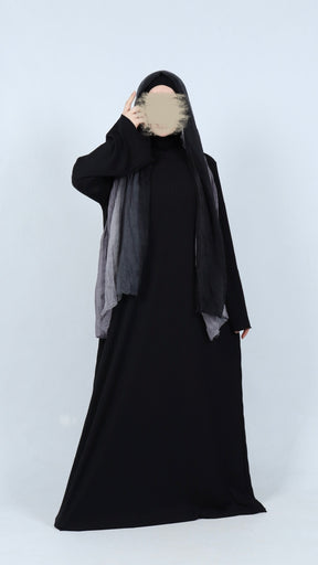 Pre Order Rippkleid Schwarz