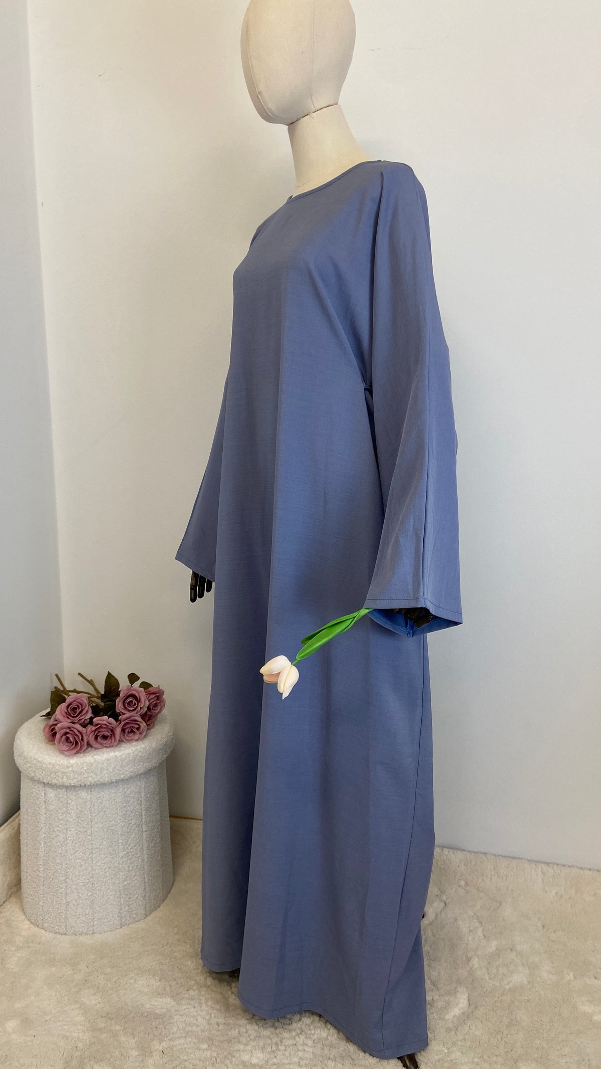 Farascha Abaya in Leinenoptik