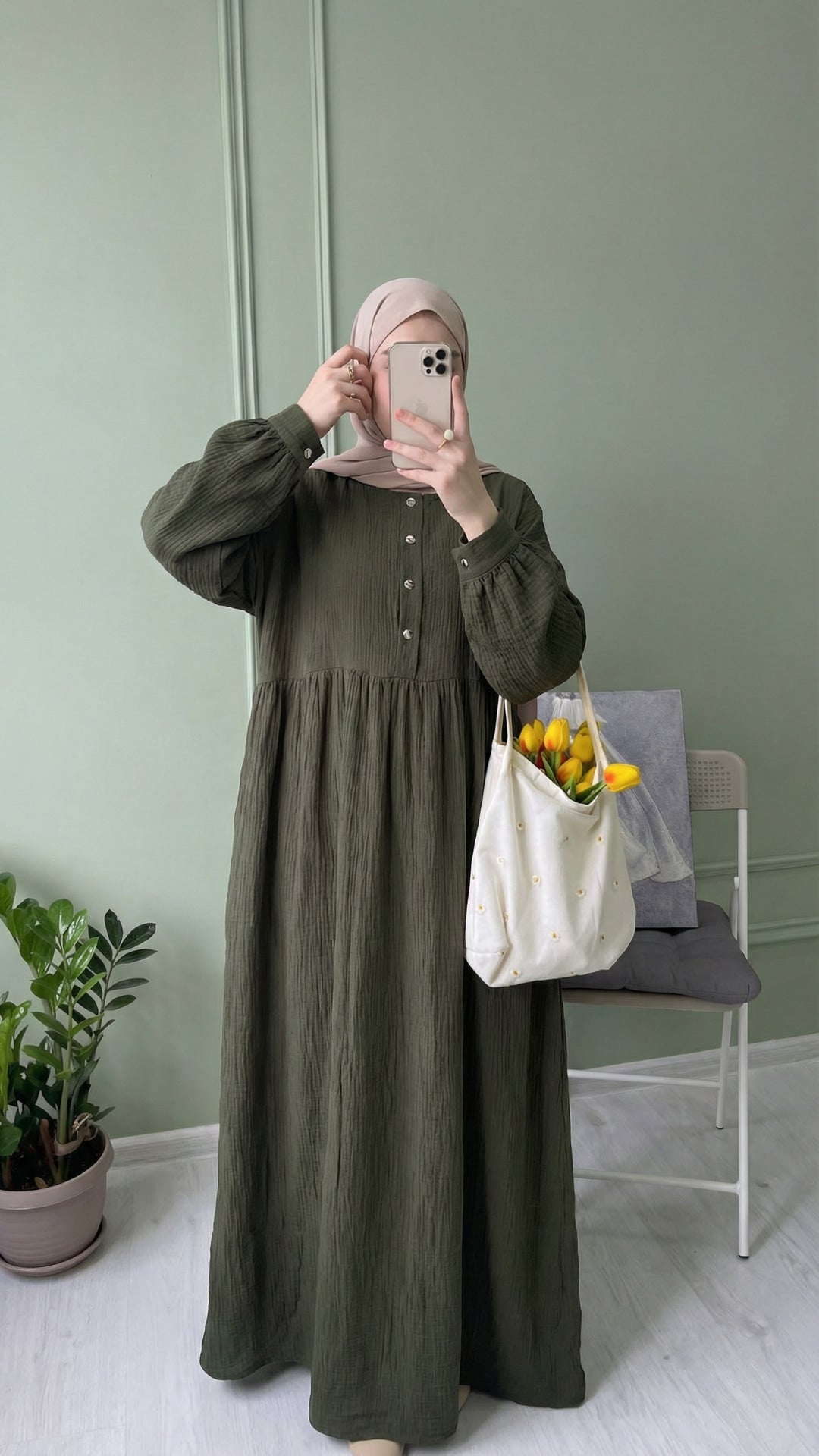 Musselin Abaya Aaliyah