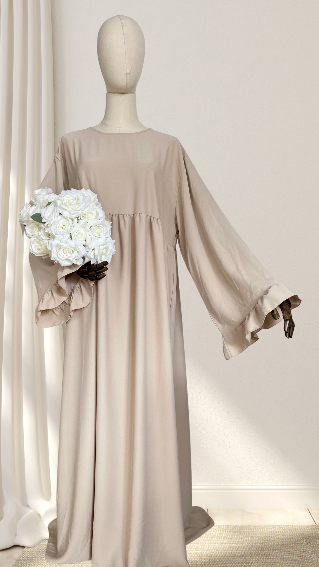 louren balloon sleeve volume dress louren balloon sleeve volume dress